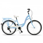 Detský bicykel 24 Kands Laguna VS-2 SHG Svetlo modrá matná